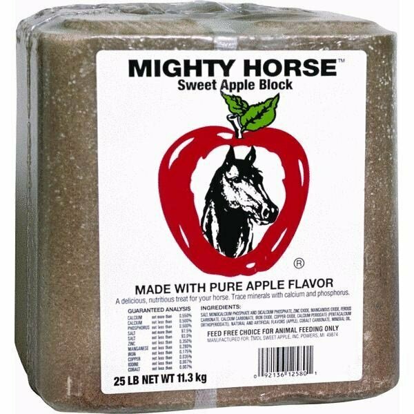 Mighty Deer Lick Mighty Horse Sweet Apple Block 12348